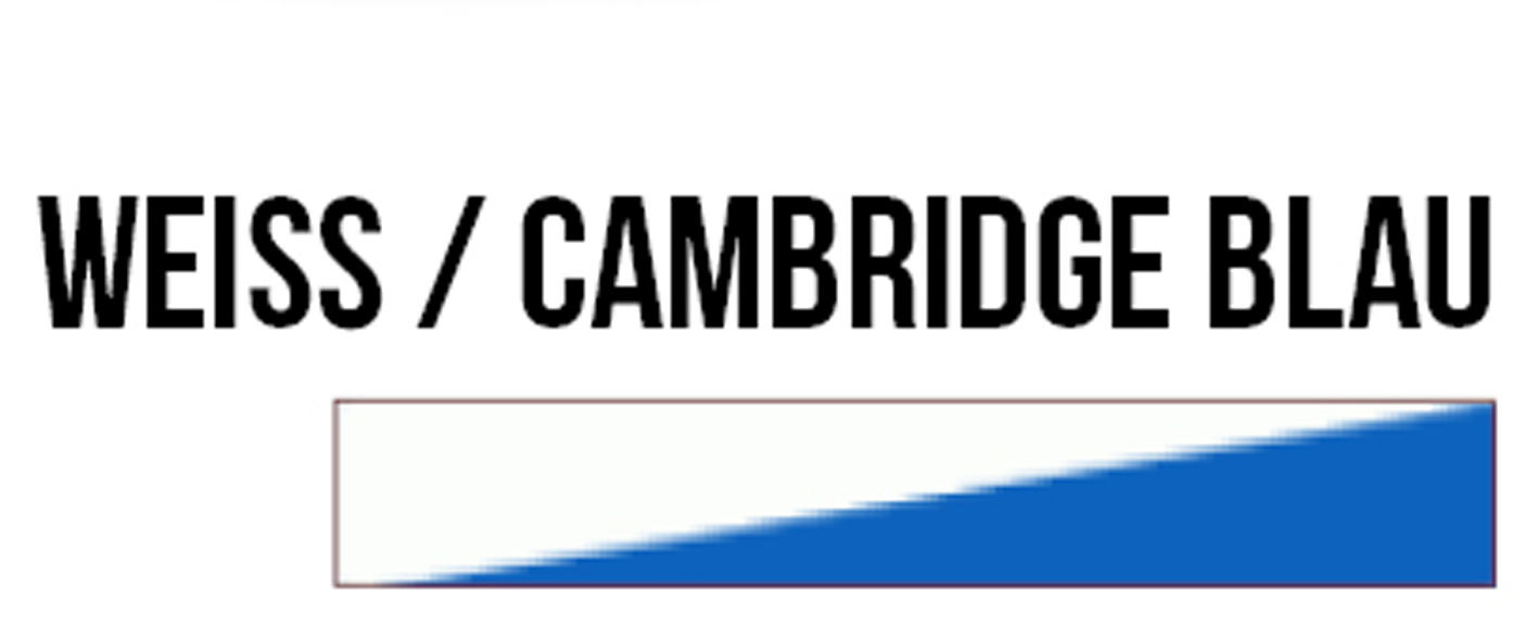 White Cambridge Blue Mug